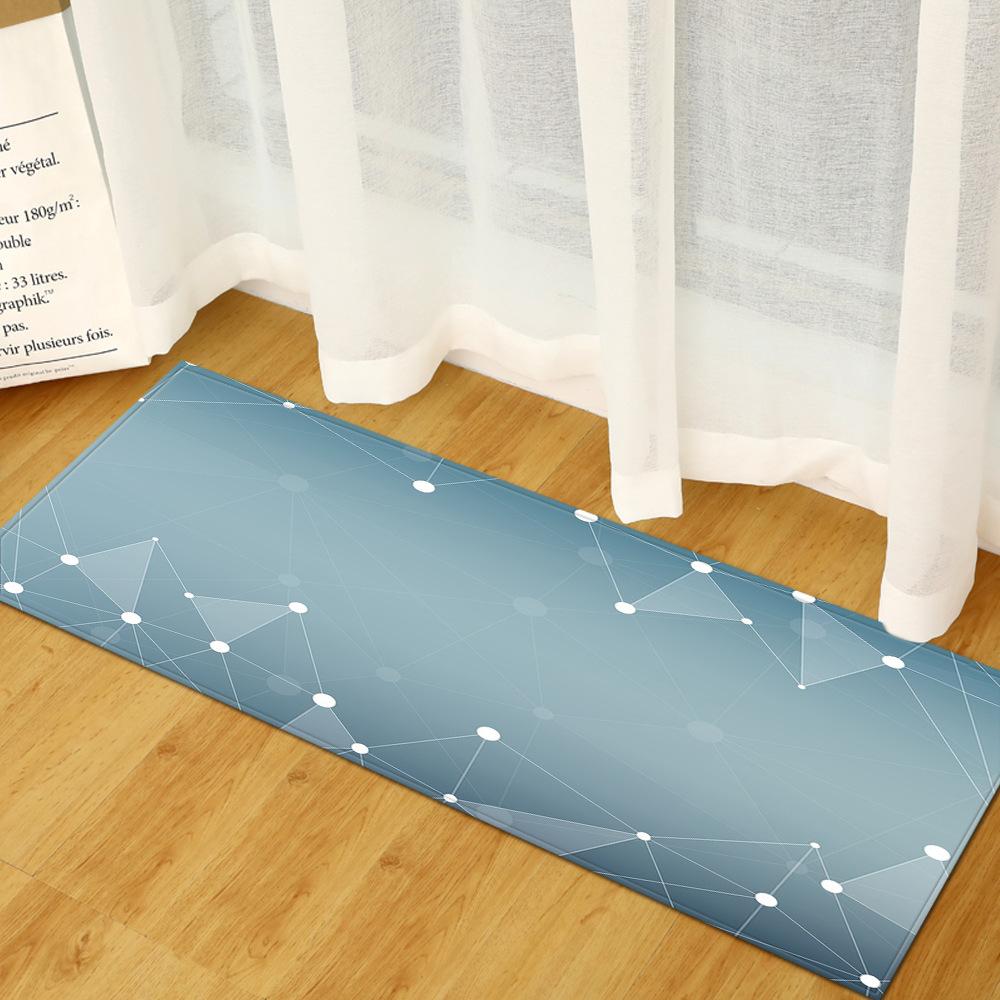 Line Bathroom Non-Slip Door Mat Bathroom Absorbent Floor Mat Kitchen Long Bedroom Living Room Carpet