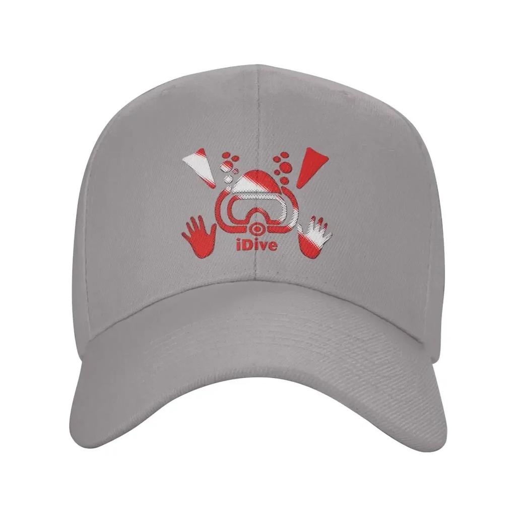 Custom Classic IDive Dive Flag Scuba Diving Baseball Cap Unisex Women Adjustable Unisex Diver Dad Hat Outdoor Sun Hat