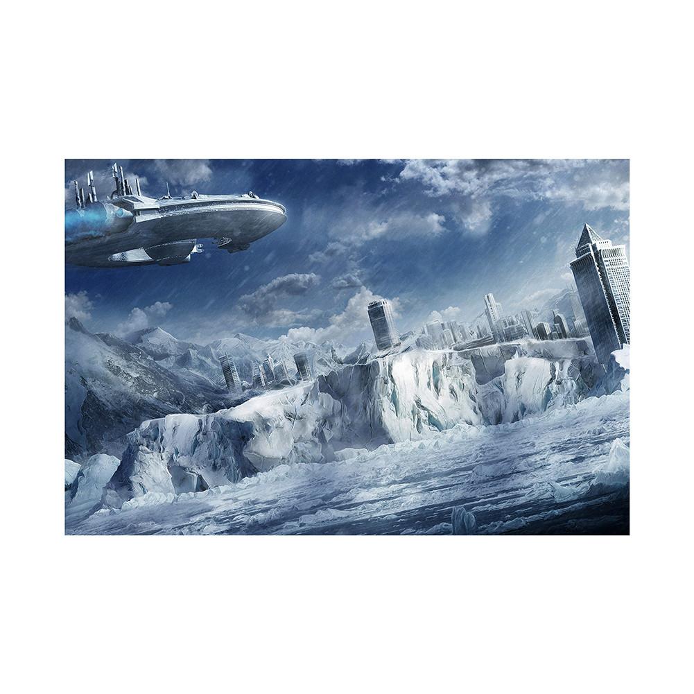 

Городской ночной пейзаж фон-Сцена городской улицы для свадеб, дней рождений, баннер для вечеринки, живописная сцена, настенный гобелен 100x150cm