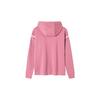 Anta Casual Loose Fit Zip Pocket Hooded Long Sleeve Jacket Women Jackets Red 162137707-2