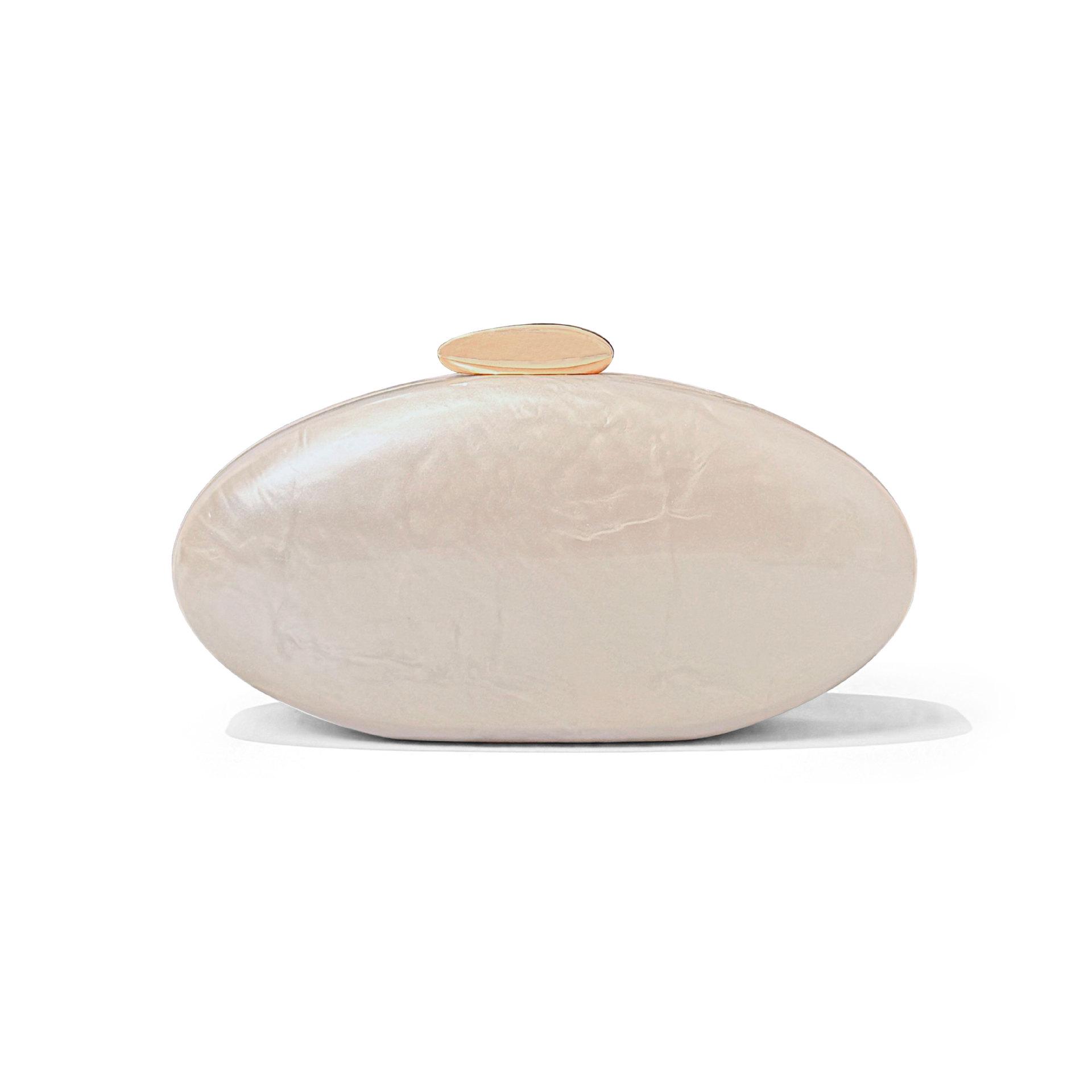 

Осенняя мода 2024 года, вечерний клатч из акрила в европейском и американском стиле - сумка через плечо в форме гусиного яйца