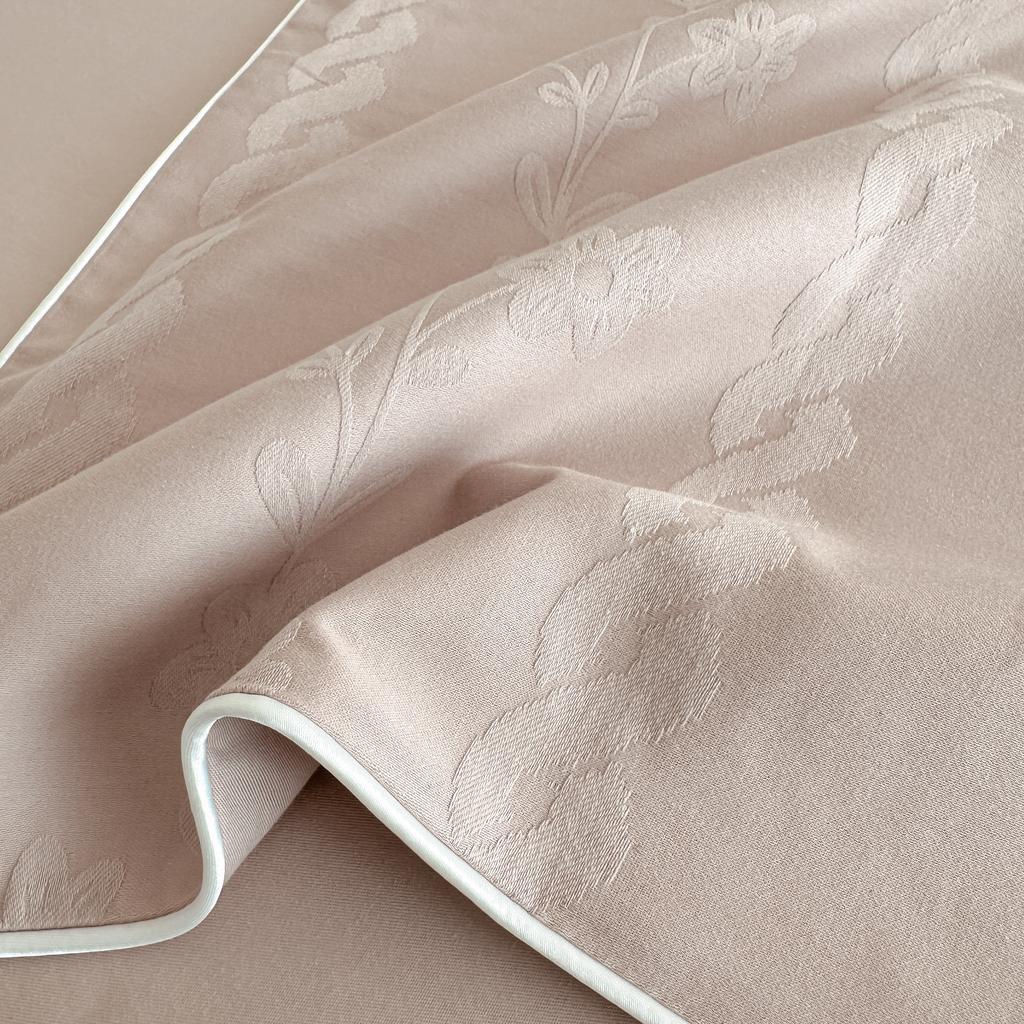 Sleeping grid full cotton long staple cotton embossed three-dimensional jacquard four piece set