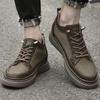 Neue sommer 6 cm männer aufzug schuhe lässige männer turnschuhe kuh leder mesh lift freizeit designer schuhe höhe erhöhen größere schuhe