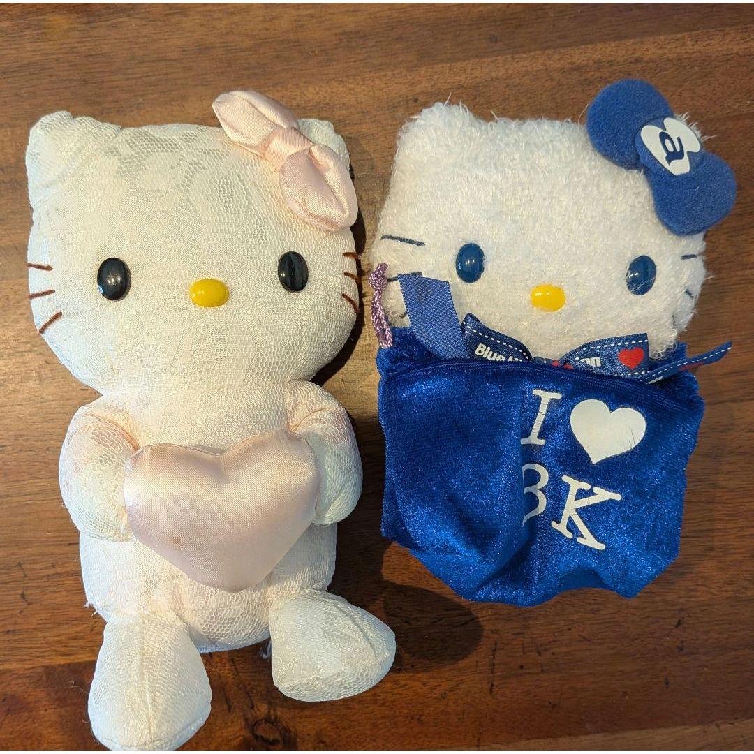 [Heisei Retro] Hello Kitty Plush Toy 2 Piece Set a-nation 2008