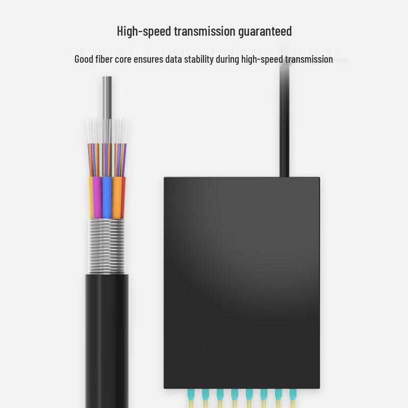 SK-LINK 12-Core Armored Single-Mode Outdoor Fiber Optic Cable