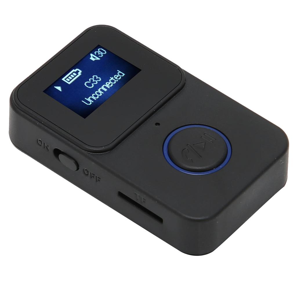 C33 BT 5.0 2 in 1 Audio Adapter Dual Signal Wireless Audio Adapter with LCD Display