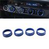 Auto Aluminum AC Climate Control Ring Knob Trim 4Pcs/Set For Toyota Tacoma 2016 2017 2018