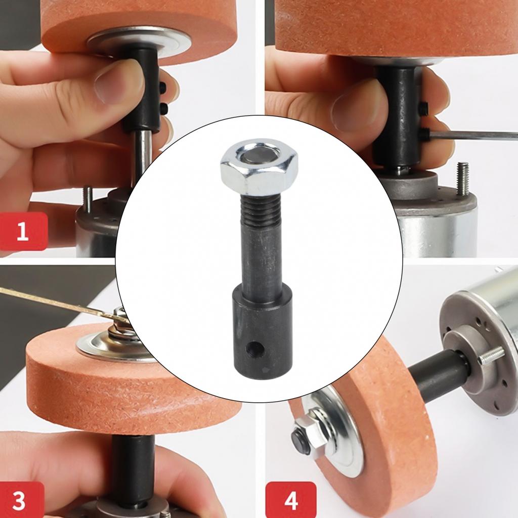 1 Set Spindle Adapter 5-16mm Shaft Motor For Grinding Polishing