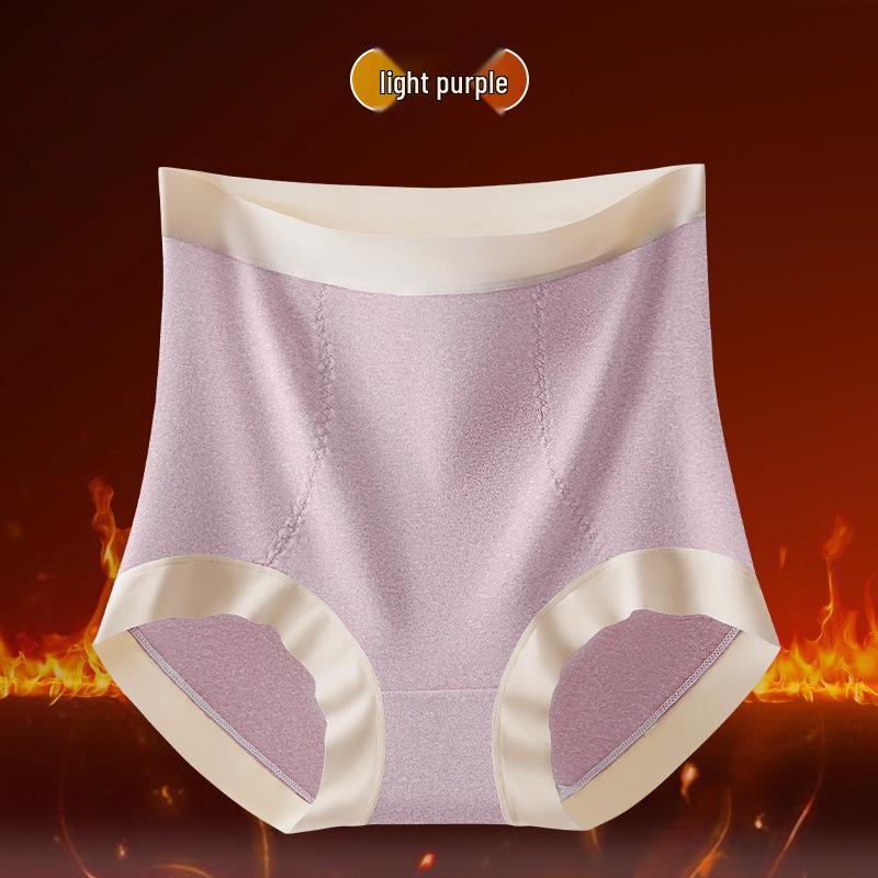 2025 Women's High-Waisted Warm Underwear: Cold Protection, Tummy Control, Butt Lifting, Antibacterial Crotch, Winter Briefs