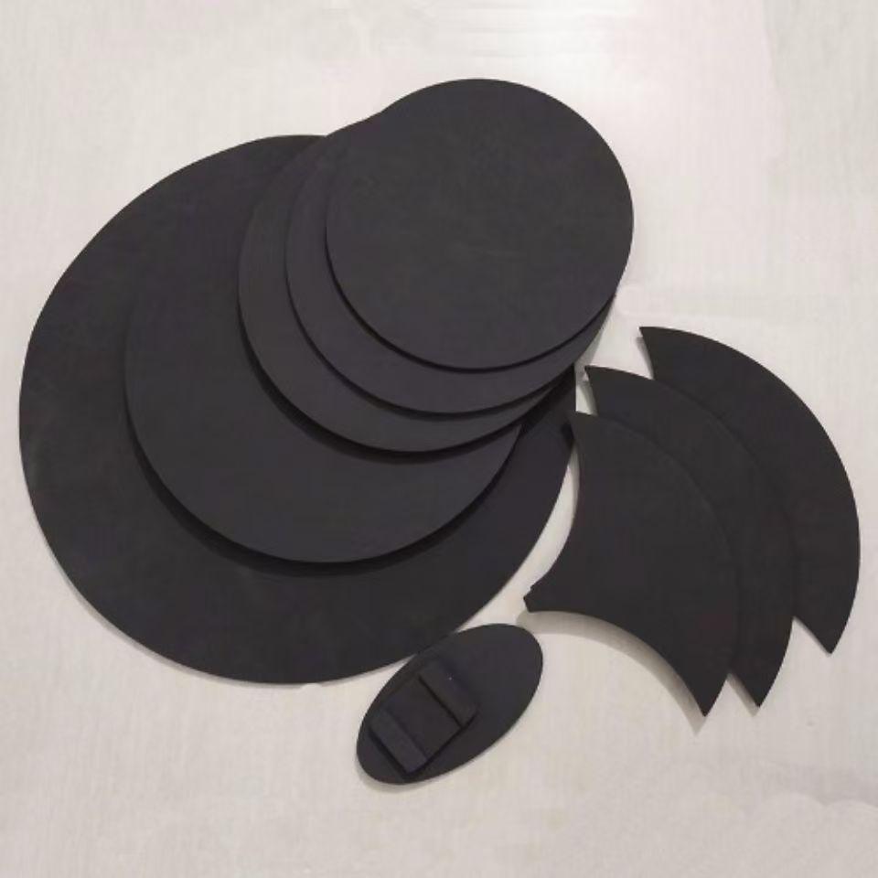 Five-Piece Jazz Drum Silencer Pad Set: Includes Silent Pads for Drums, Snare, and Three Cymbals
