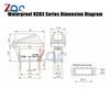 KCD3 Rocker Switch ON-OFF 2 3 Position 2 3 pin 3Pin 2Pin Electrical Equipment Light Power Switch 16A/250V 15A/250V AC Waterproof