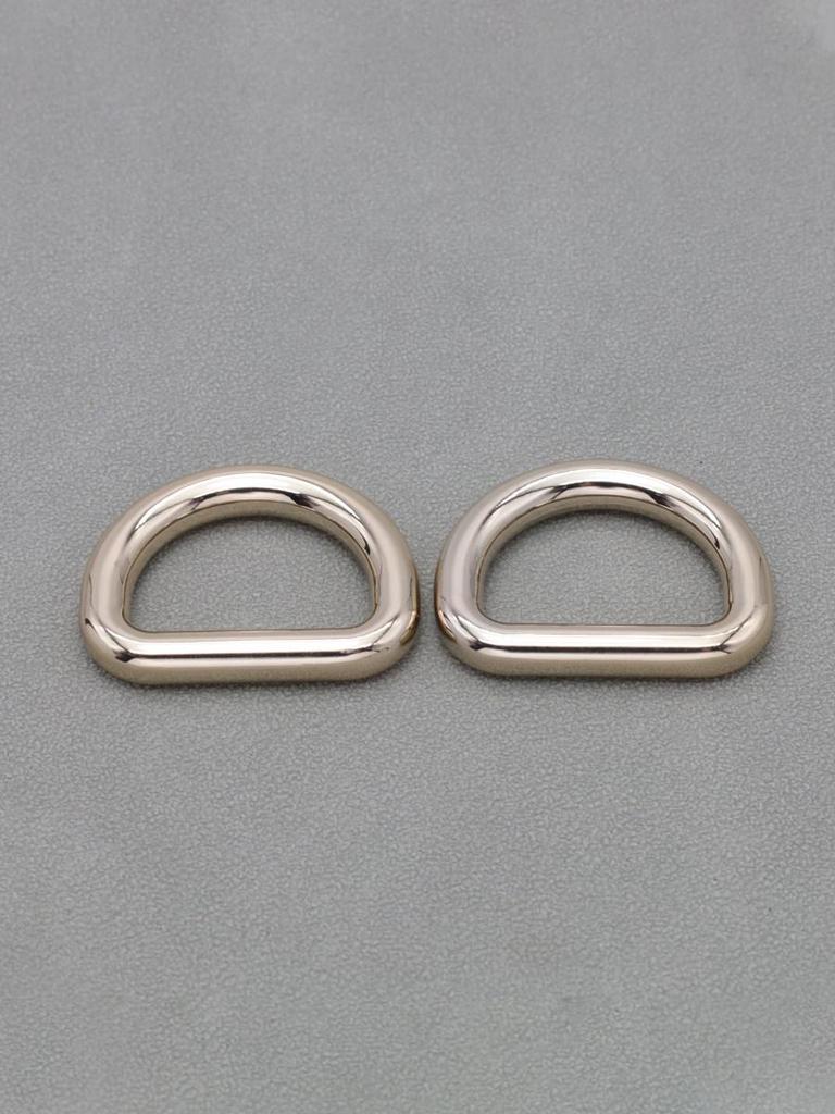 Gold Light D-Ring Buckle for Bags and Backpacks - DIY Leather Hardware Accessories