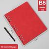 A5/B5 Loose-leaf Notepad: Business Meeting Notebook with Detachable Pages and Custom Logo Printing