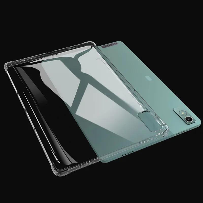 Soft Transparent Case for Lenovo Xiaoxin Pad Pro 12.7 Inch Anti-drop Tpu Airbag Silicone Cover Funda for Xiaoxin Tab P12 2023