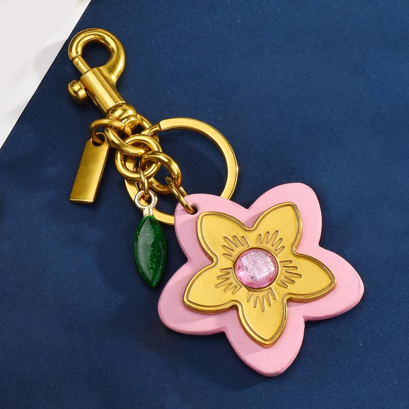 Creative Retro Bag Hanging Ornaments Elegant Multipurpose Flower Keychain Lightweight Backpack Pendant Decoration Gifts