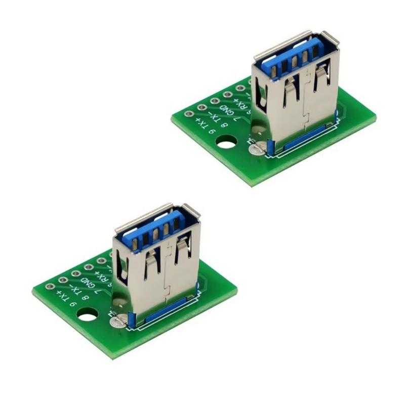 USB3.0 To DIP Module with Single Female Port for Prototyping and Breadboard Compatibility Female Socket Conversion Board