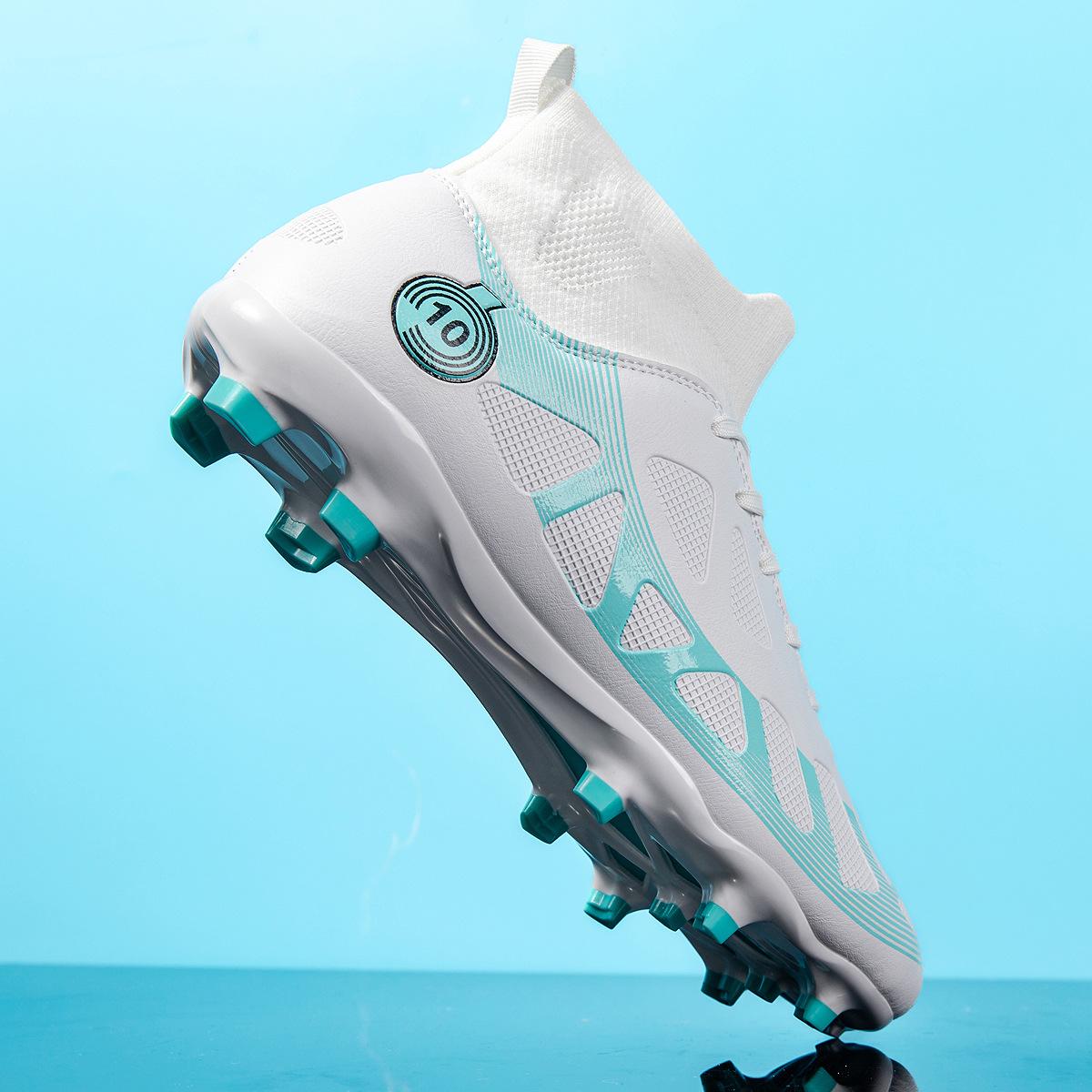 

Football shoes high-top autumn new long and short nail sneakers foreign trade large size 46 boys adult sports shoes 35