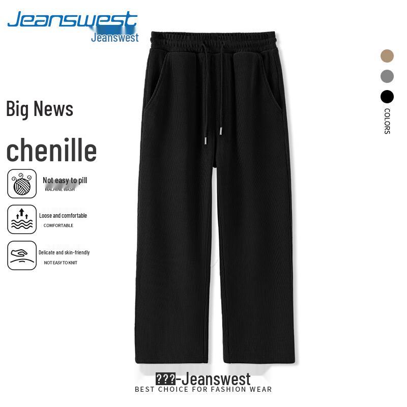 

Jeanswest Men s 320G Chenille Straight Leg Casual Pants L