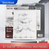 A4 Thickened Sketchbook: 16k Blank Art Student Drawing Paper for Colored Pencil Use