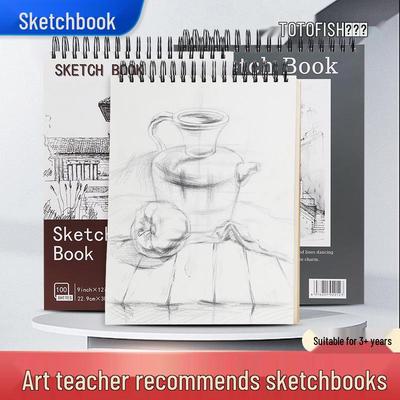 A4 Verdicktes Skizzenbuch: 16k Blankes Kunststudenten-Zeichenpapier für Buntstiftgebrauch