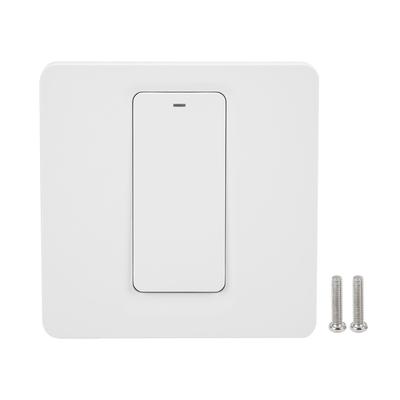 Wand-Druckknopf Smart Lichtschalter Nullleiter 1-fach 600W ABS für TUYA AC 100?240V für Zigbee