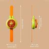Handheld Mini Fan Mini Wearable Fan Watch 3 Speeds Cartoon Watch Design Fan USB Rechargeable Soft Wrist Strap Electric Fan