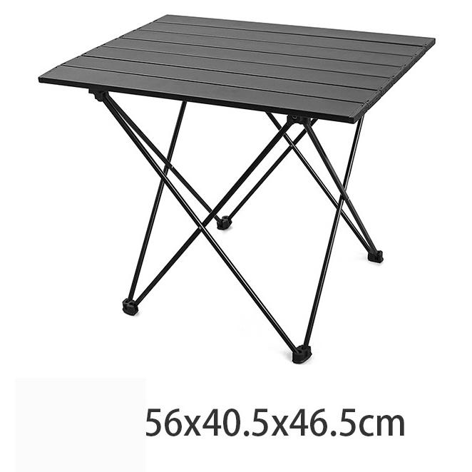 WTEMPO Masă pliabilă portabilă de camping în aer liber, din aliaj de aluminiu, masă de grătar de camping mini taraba temporară