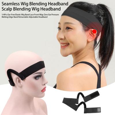 1/4 Stück Ohrfrei Elastisches Perückenband Lace Front Perücken Null Ohrendruck Schmelzend