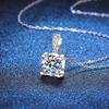 0.5-2CT D Color Moissanite Woman Pendant Sier Necklace for Women Chains Party Bridal Fine Jewelry 925sterling Silver Necklace