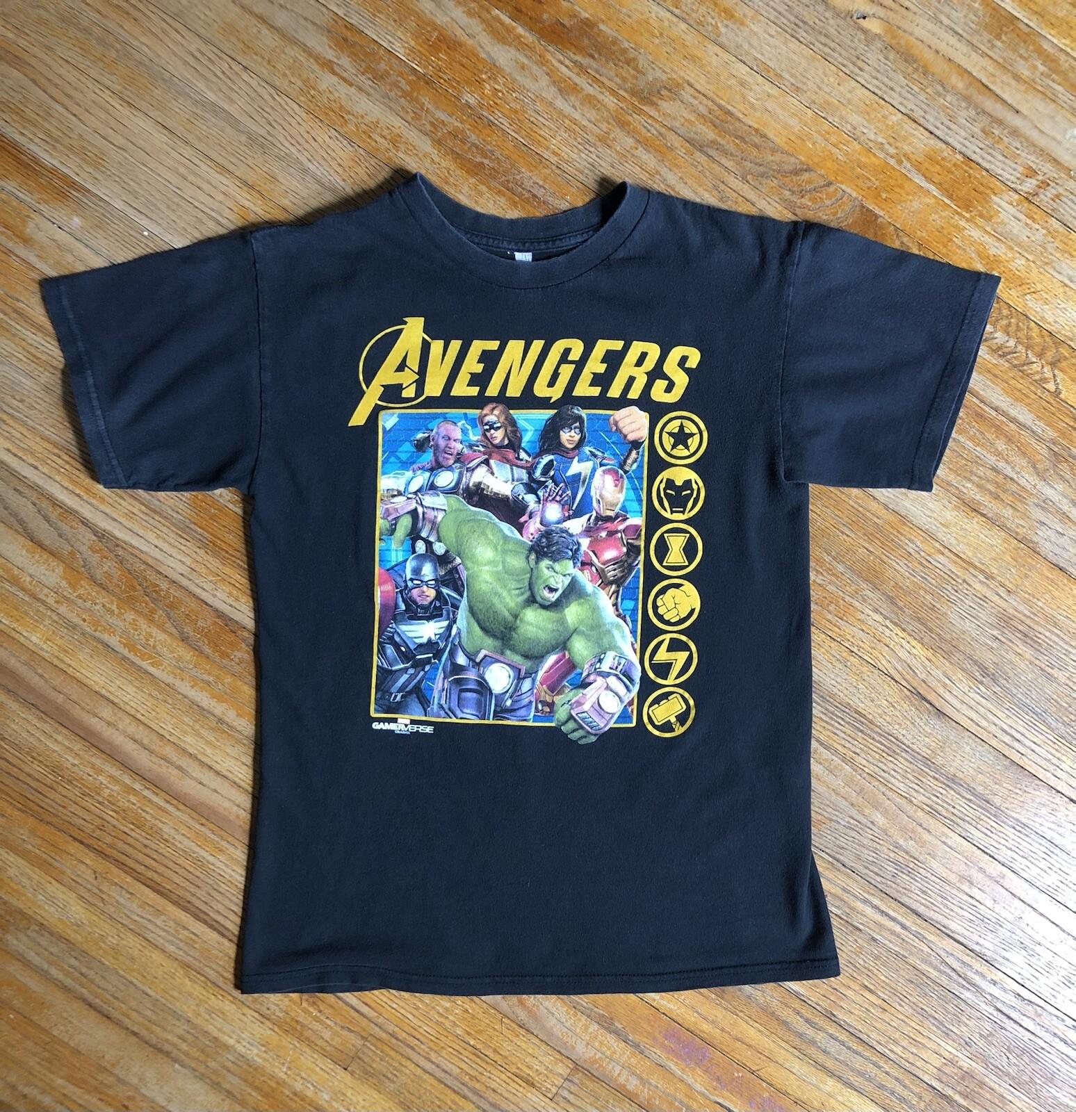 Marvel Super Heroes Avengers Adult Size Medium Shirt S