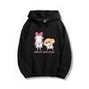 Crayon Shin-chan Kollaboration mit einem niedlichen Q-Version Anime Herbst und Winter Neues Kapuzen-Sweatshirt aus reiner Baumwolle mit Aufdruck