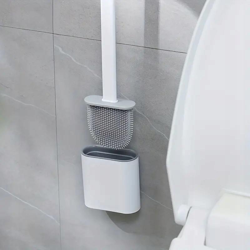Silicone Wall-Mounted Antibacterial Toilet Brush
