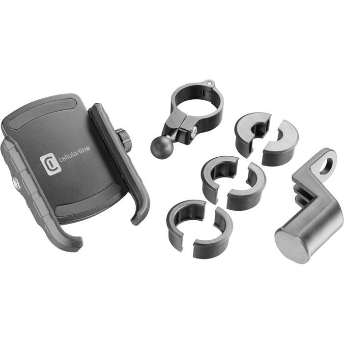 Supporto passivo cellularline motoholder aluk nero