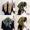 Fashionable Floral Pattern Small Scarf for Women Soft and Comfortable Neckerchief for Everyday Wear and Travel 68x68cm