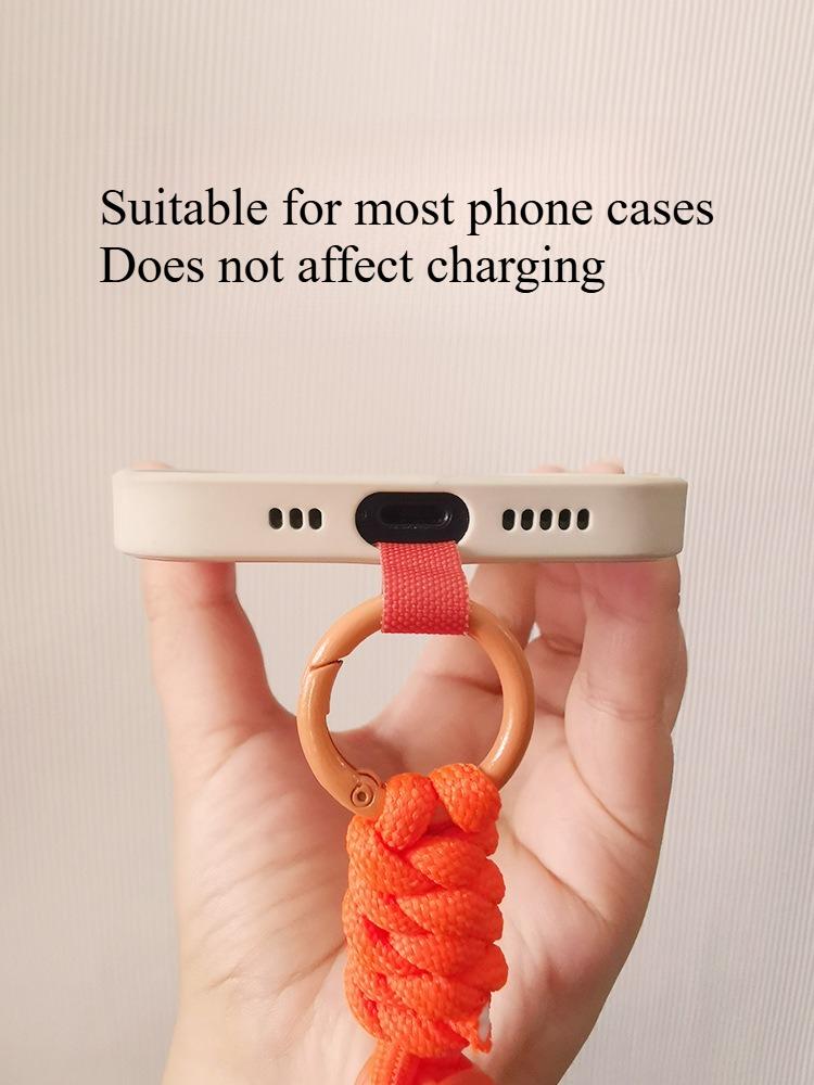 1PC Mobile Phone Lanyard Short Wrist Adjustable Braided Belt Fashionable Outdoor Sports Artifact Strong Men and Women