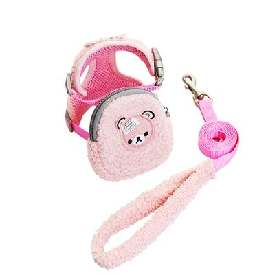 Dekori Szelki dla Psa i Zestaw Smyczy dla Małych Słodkich i Zawiera Saszetkę do Spacerów Nylon Łatwe do Zakładania i Idealne dla i Zawiera Plecak i Rozmiar