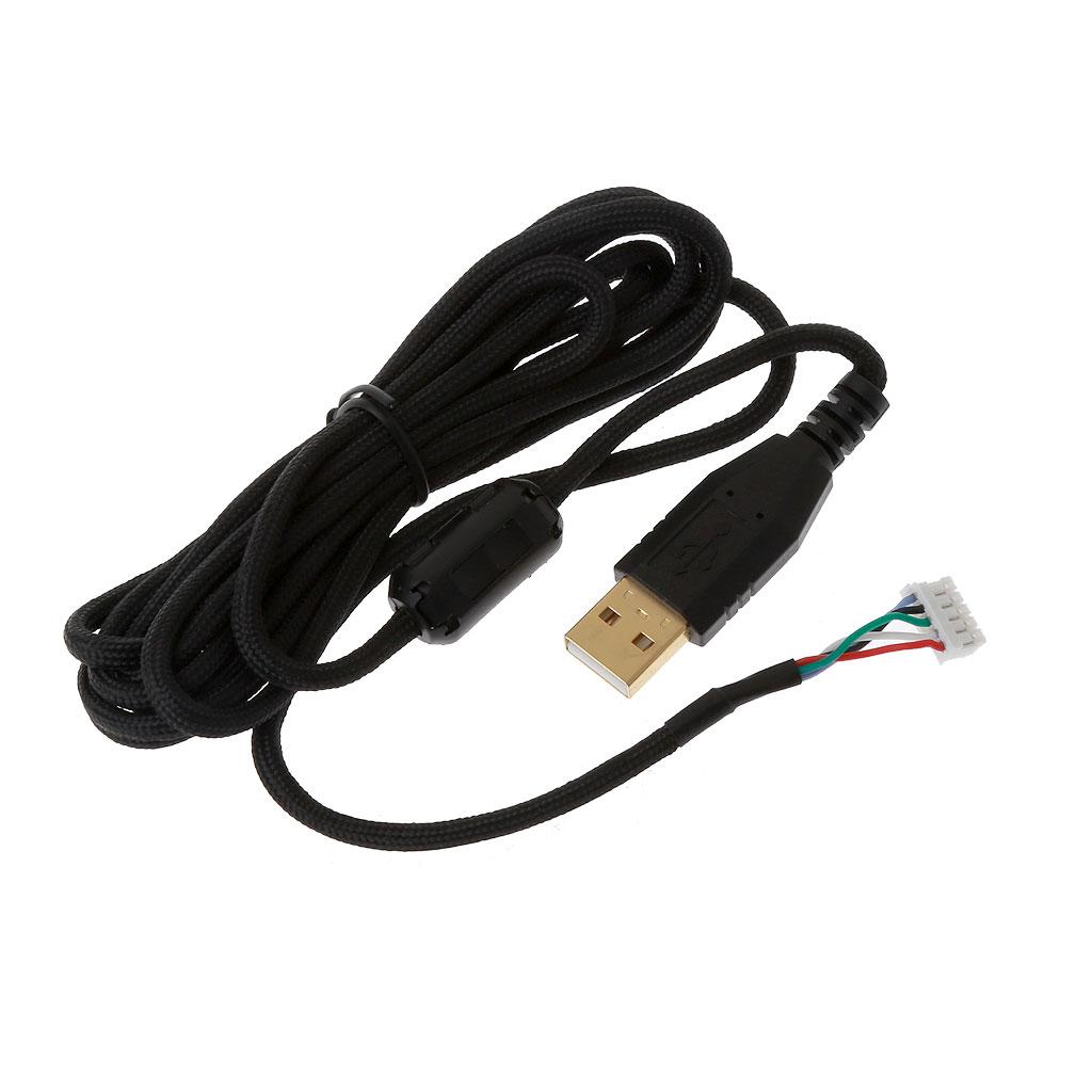Durable Mouse Replacement Accessories Wear Resistant Umbrella Rope Soft Durable Universal Mouse Cable 2m Mouse Wire