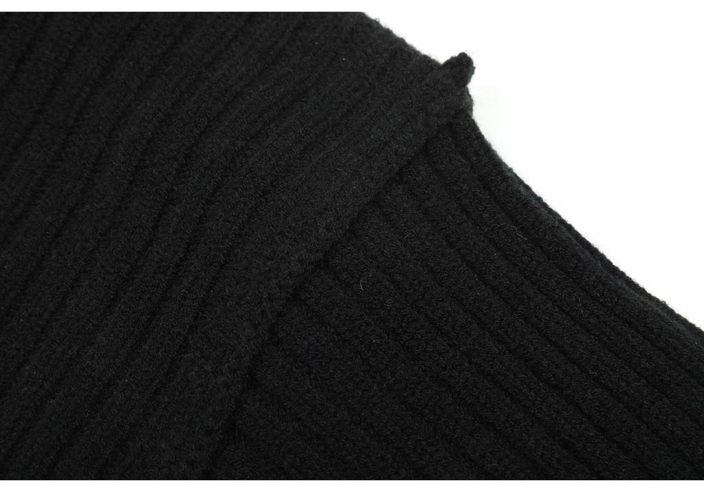 Trendy Autumn/Winter Women's Knit Shawl: Hand-knit Colorblock Batwing Sleeve Sweater Vest