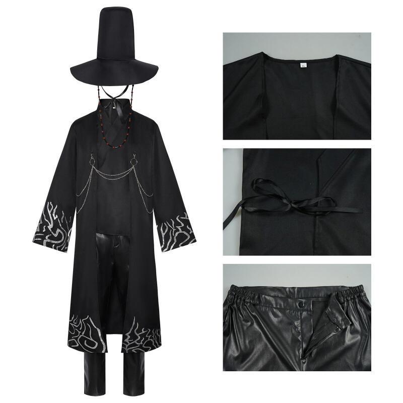 Movie Demon Hunters Saja Boys Costume Kpops Sajaboy Jinu Black Demon Outfit Halloween Party Costume