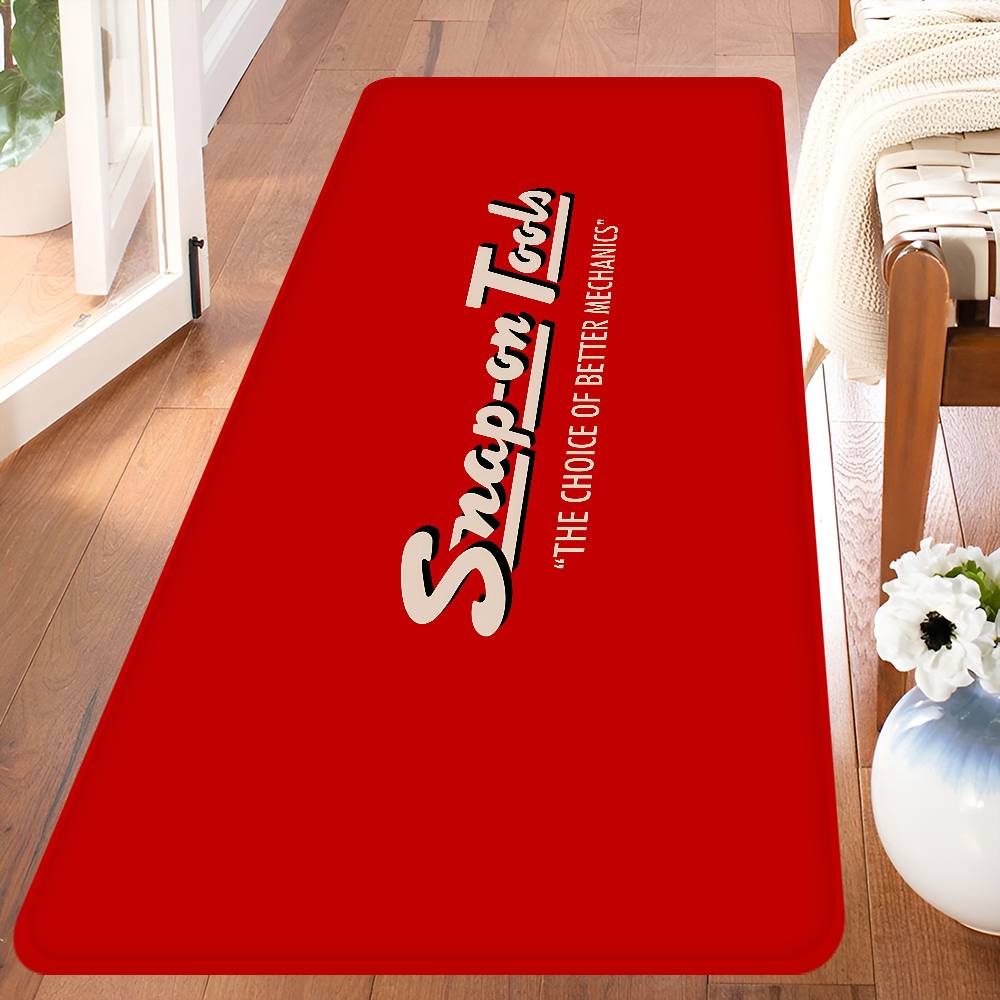 S-Snap On Logo Room Mats Anti-slip Absorb Water Long Strip Cushion Bedroon Mat Household Carpets