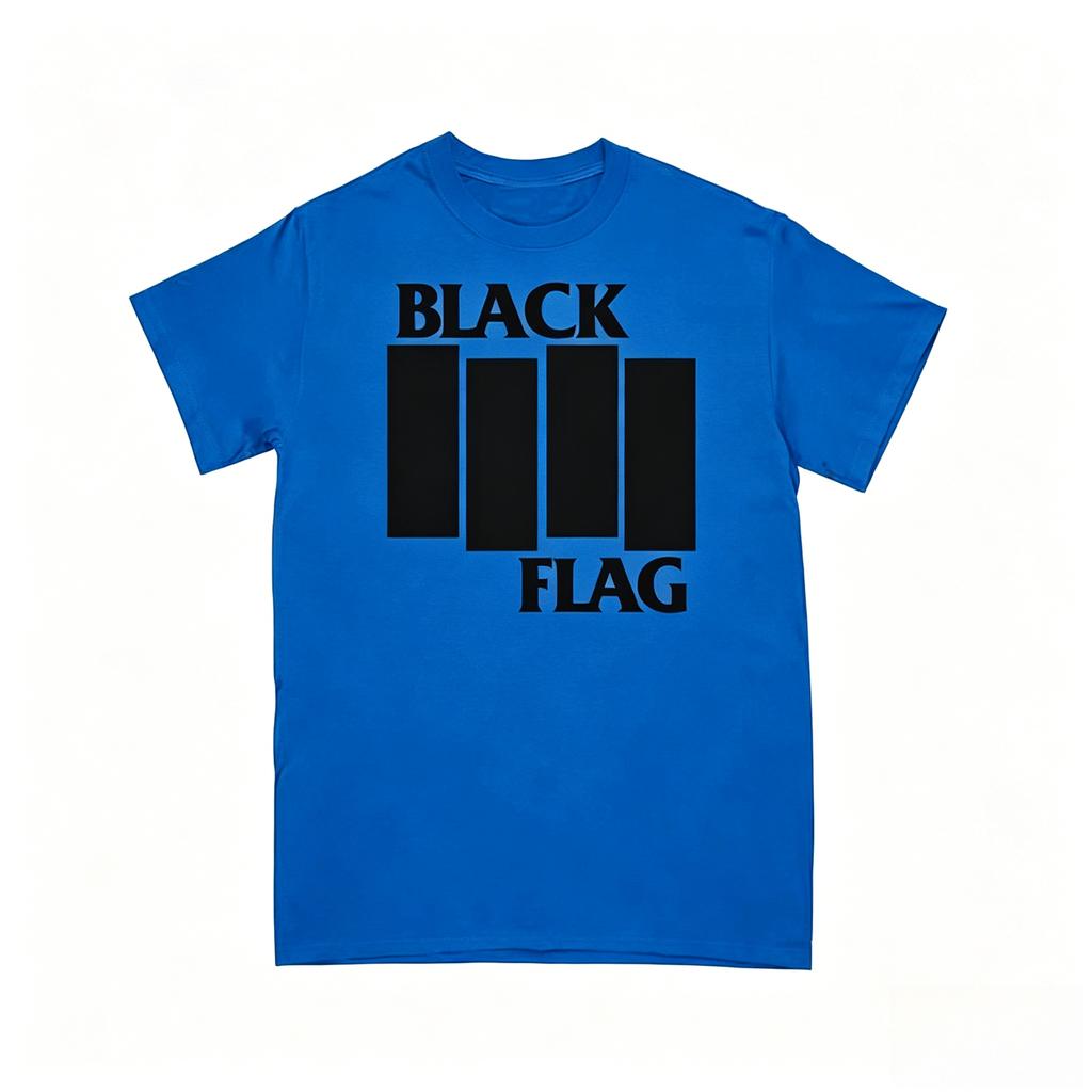 Black Flag American Pure Punk Rock Band Casual Unisex cotton TShirt   Women Brand unisex Outdoor fashion leisure