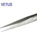 VETUS ST-12 Stainless Steel Precision Tweezers, Anti-Magnetic/Acid, for Watch Repair, Manicure, Bird's Nest Handling