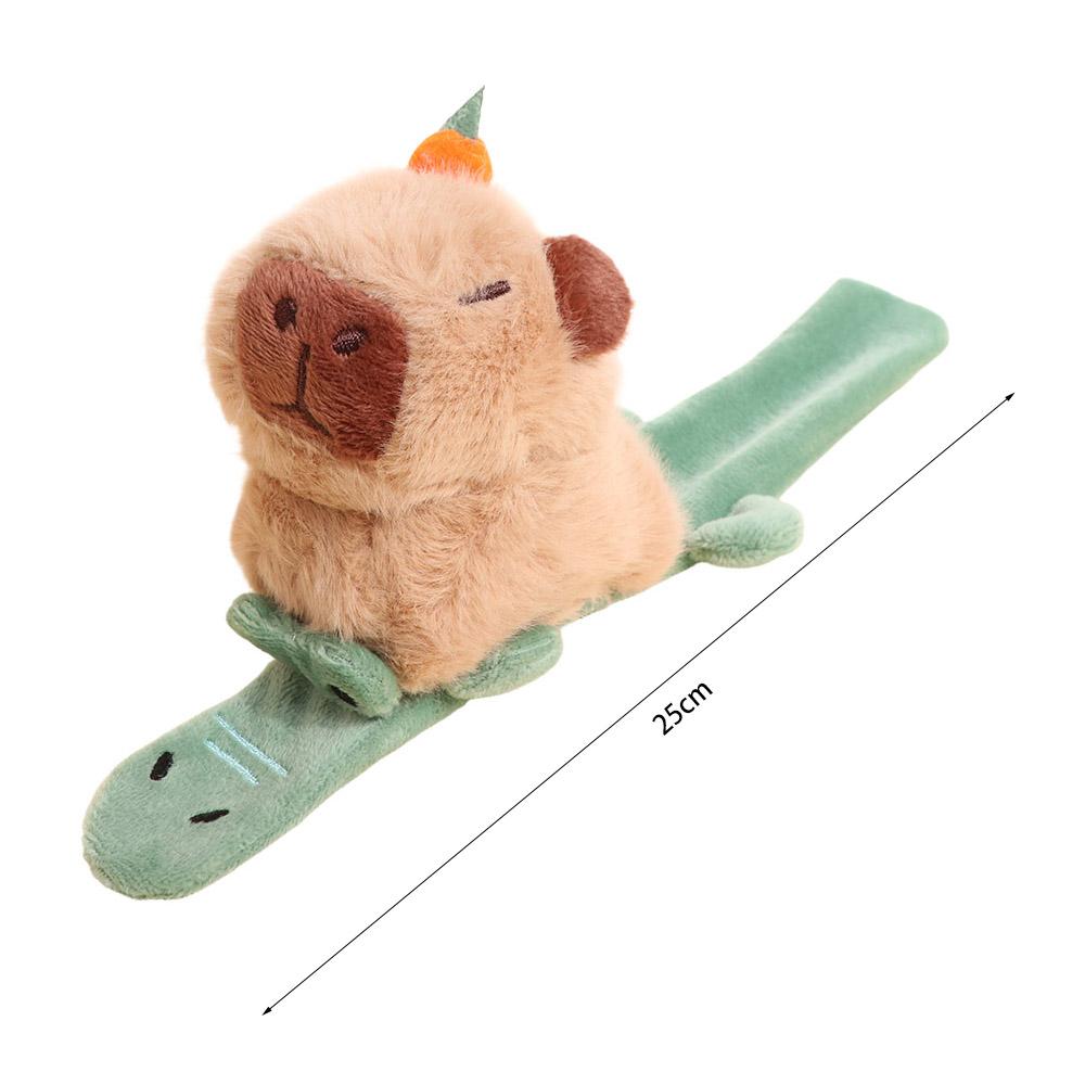 Clap Ring Capybara Slap Snap Doll Toy Clap Circle Toy Capybara Plush Hand Ring  Home Decor