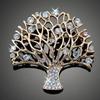 Exquisite Full Zircon Big Flower Pin Brooch Luxury Crystal Flower Brooch Fashion Bridal Wedding Dress Pin Accessories
