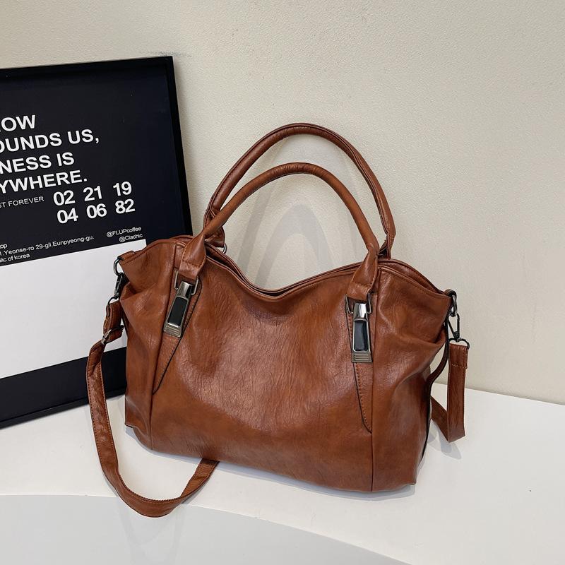 

Модная ретро-сумка большой емкости для женщин, новый стиль, сумка через плечо, сумка через плечо