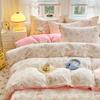 Bedding Four-piece Set Cotton Bed Sheet Quilt Cover Pillowcase