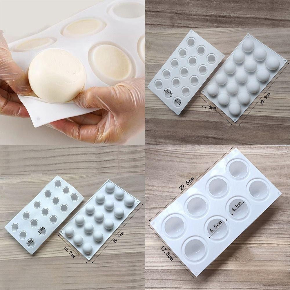 Food Grade Silicone Silicone Sphere Chocolate Mold Spherical-Shaped French Mousse Silicon Ball Cake Mould DIY