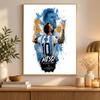 Lionel Messi Diamond Painting Kit 5D Full Drill DIY Diamond Mosaic Wall Art Home Decor