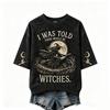 Women's Round Neck Printed Lightweight Casual Tops for Spring and Summer Daily Wear