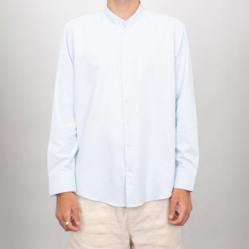 Chemise estivale coton col mao Homme BILL TORNADE